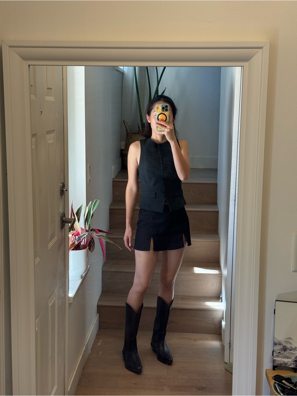 Zara Grey Mini Skort